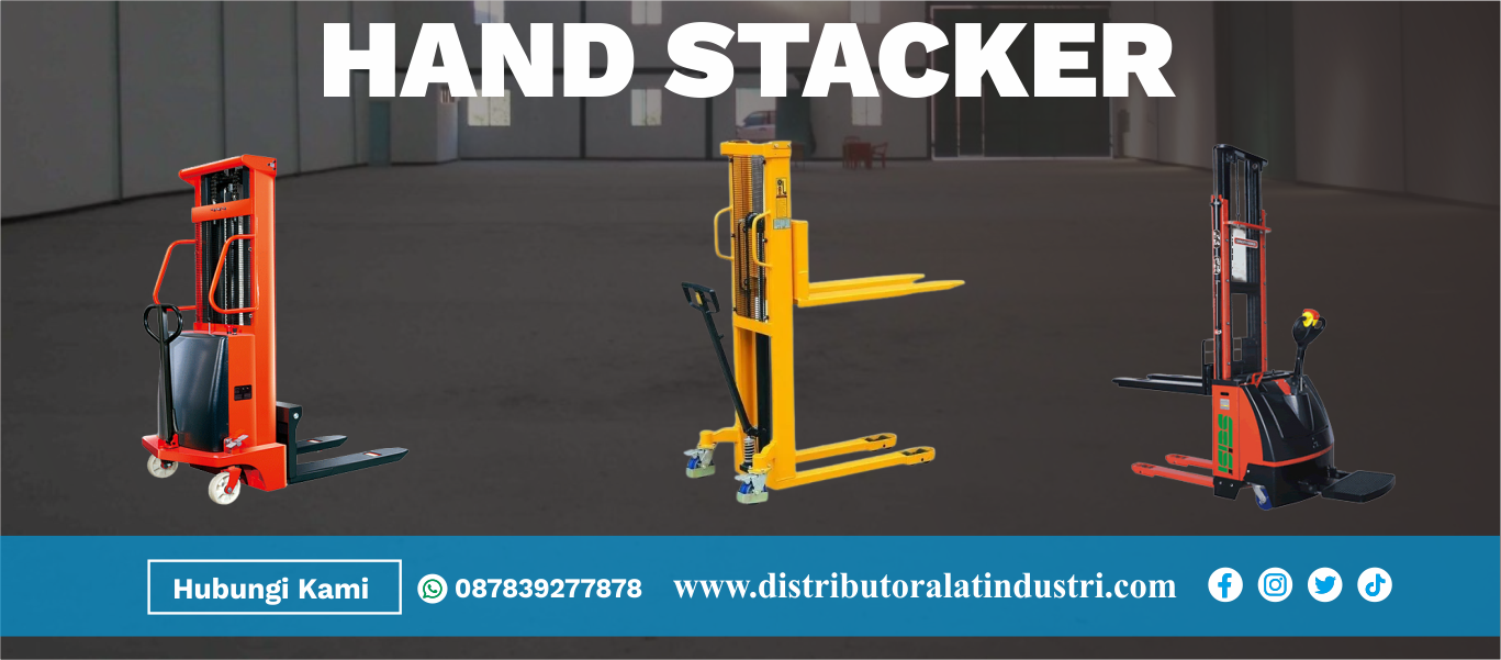 hand stacker banner
